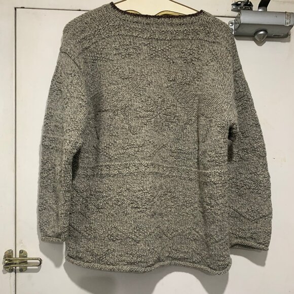 VINTAGE JACOB CHUNKY KNIT WOOL SWEATERS PATTERNS SIZE L - Picture 3 of 10